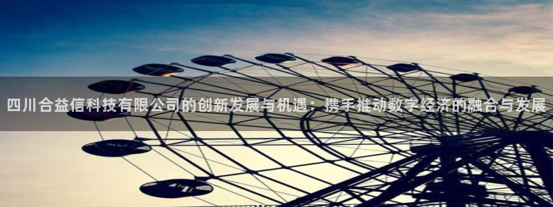 四川合益信科技有限公司的创新发展与机遇：携手推动数字经济的融合与发展